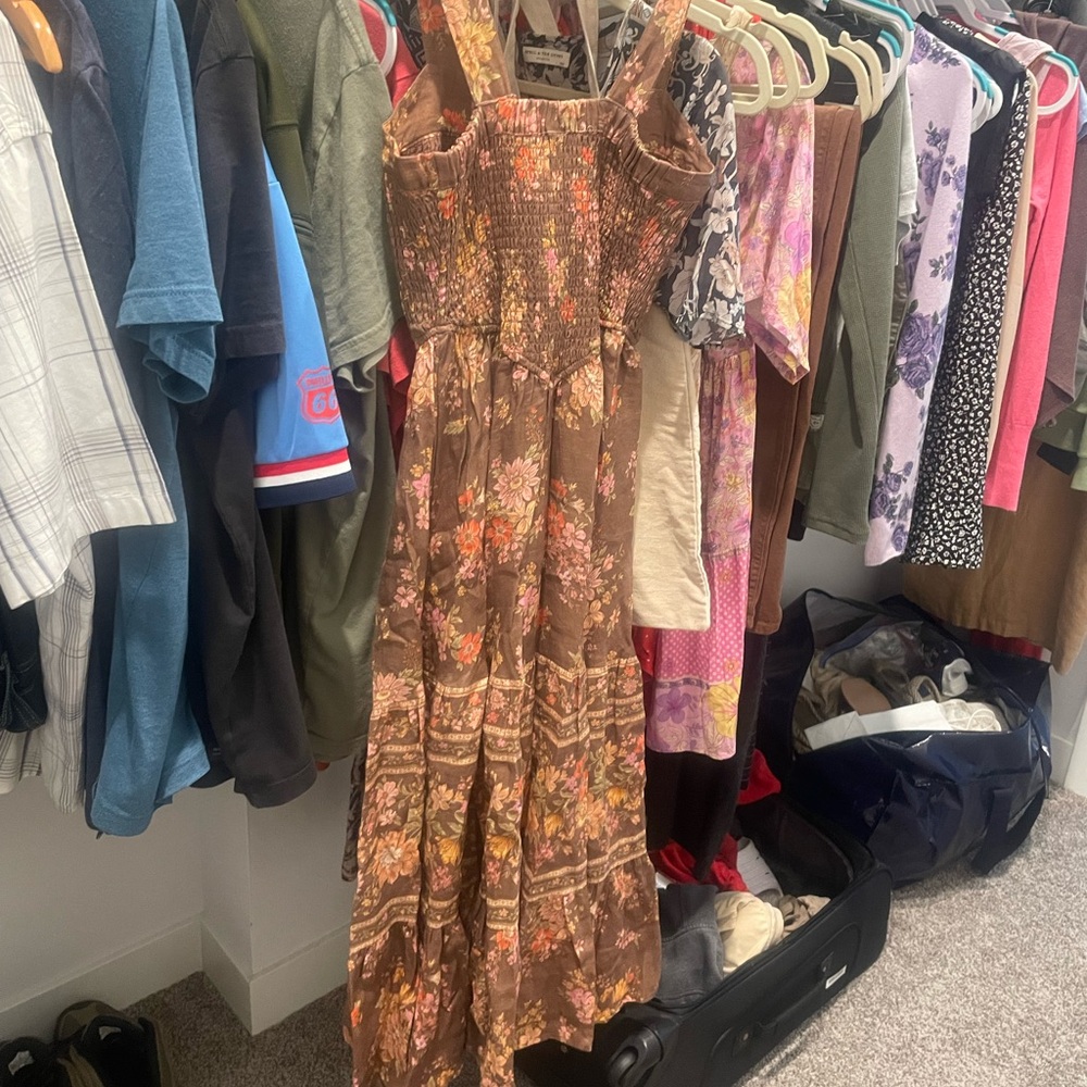 Spell & the Gypsy Collective Meadowland Linen Dress size XS EXCELLENT - Picture 8 of 15